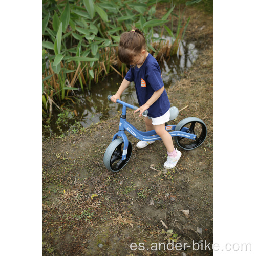 bicicleta de equilibrio con marco de acero para niños